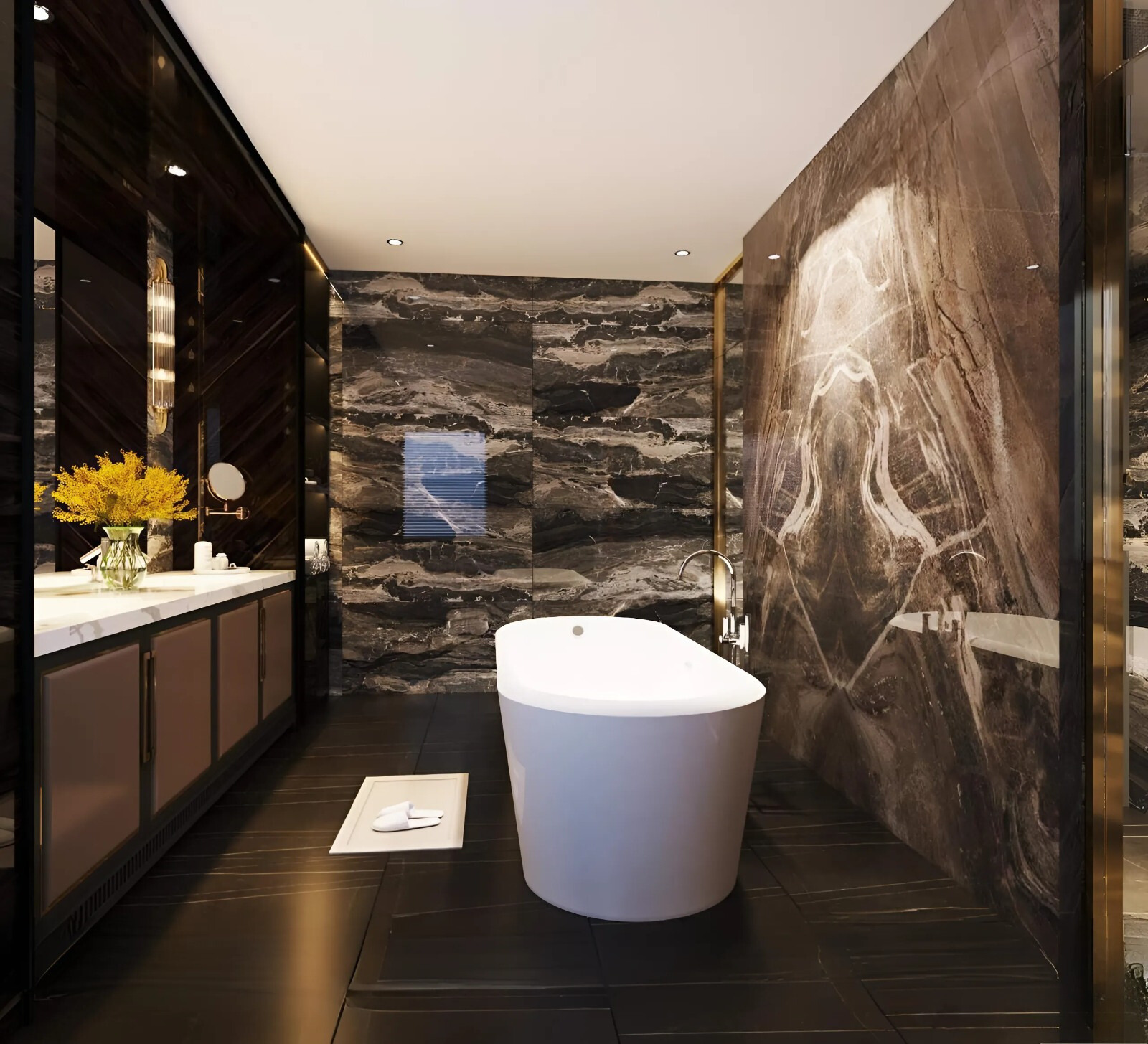 Mẫu phòng tắm phong cách Luxury thanh lịch, trang nhã