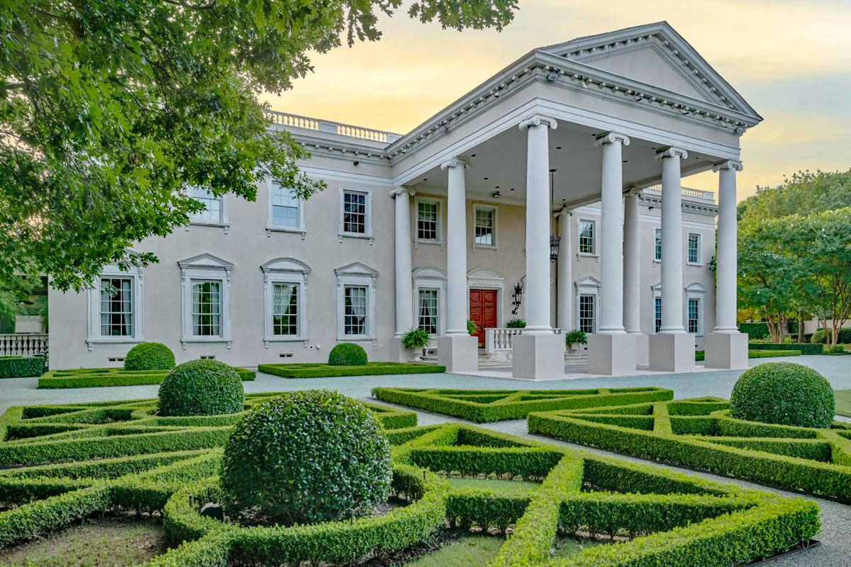 Mẫu thiết kế biệt thự cổ điển theo phong cách Palladian.
