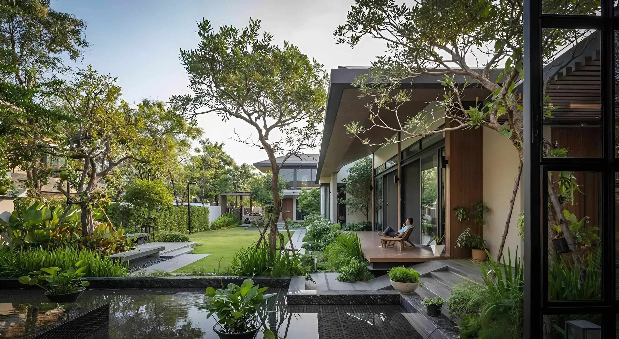 Thiết kế biệt thự sân vườn đẹp, kiểu Nhật