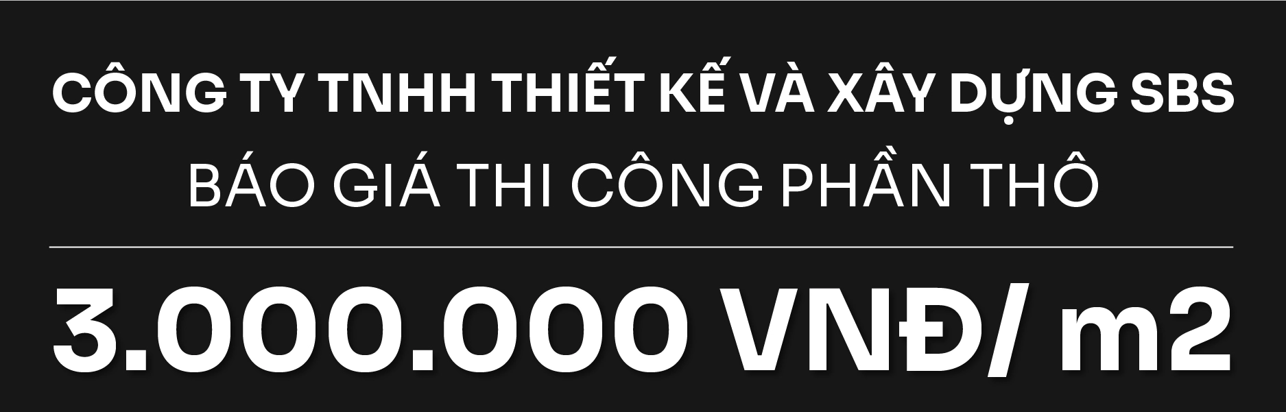 Chi phí xây dựng biệt thự 200m2 phần thô tại SBS VILLA