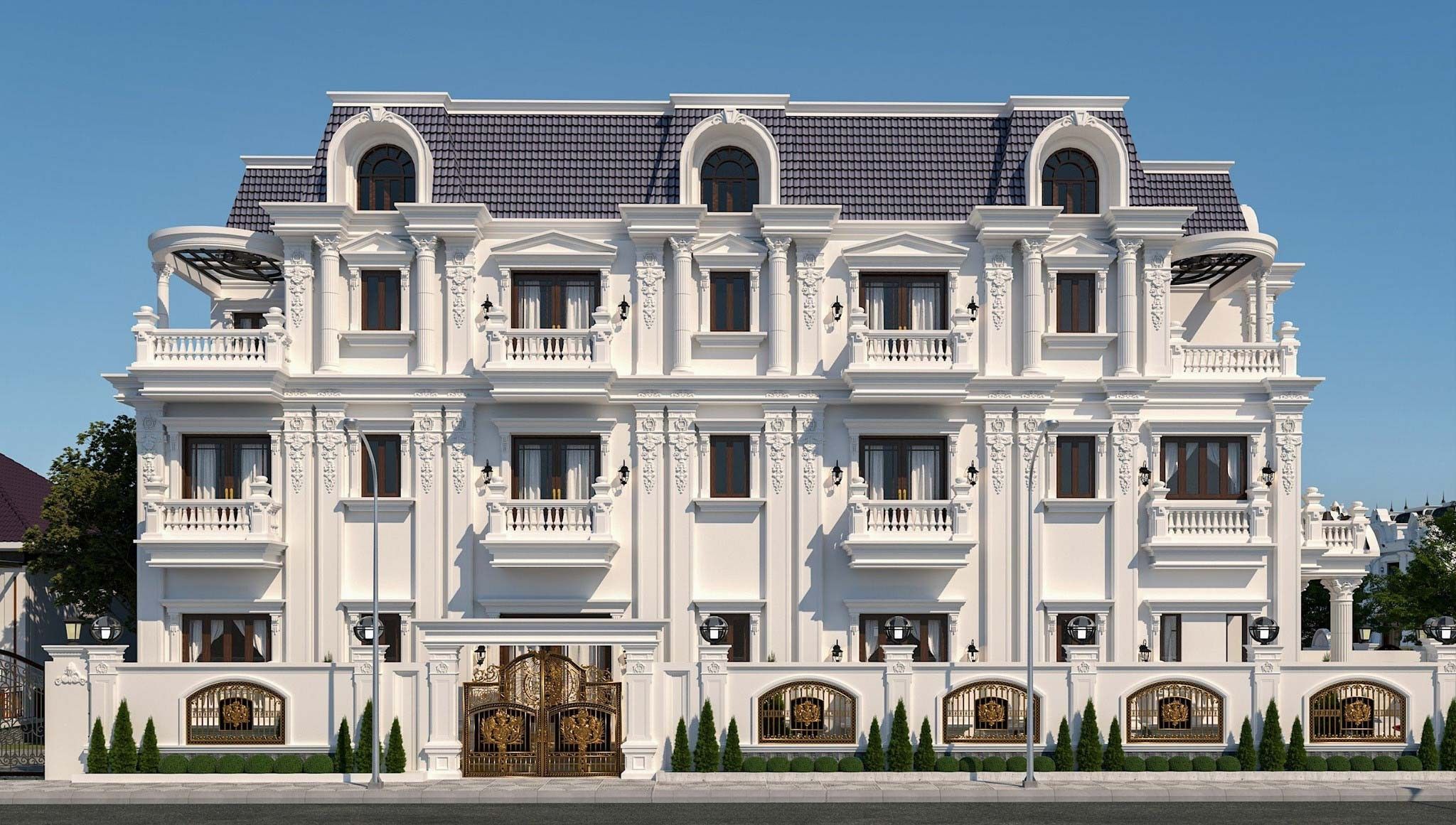 Nguồn gốc ra đời của các mẫu biệt thự kiểu Pháp 