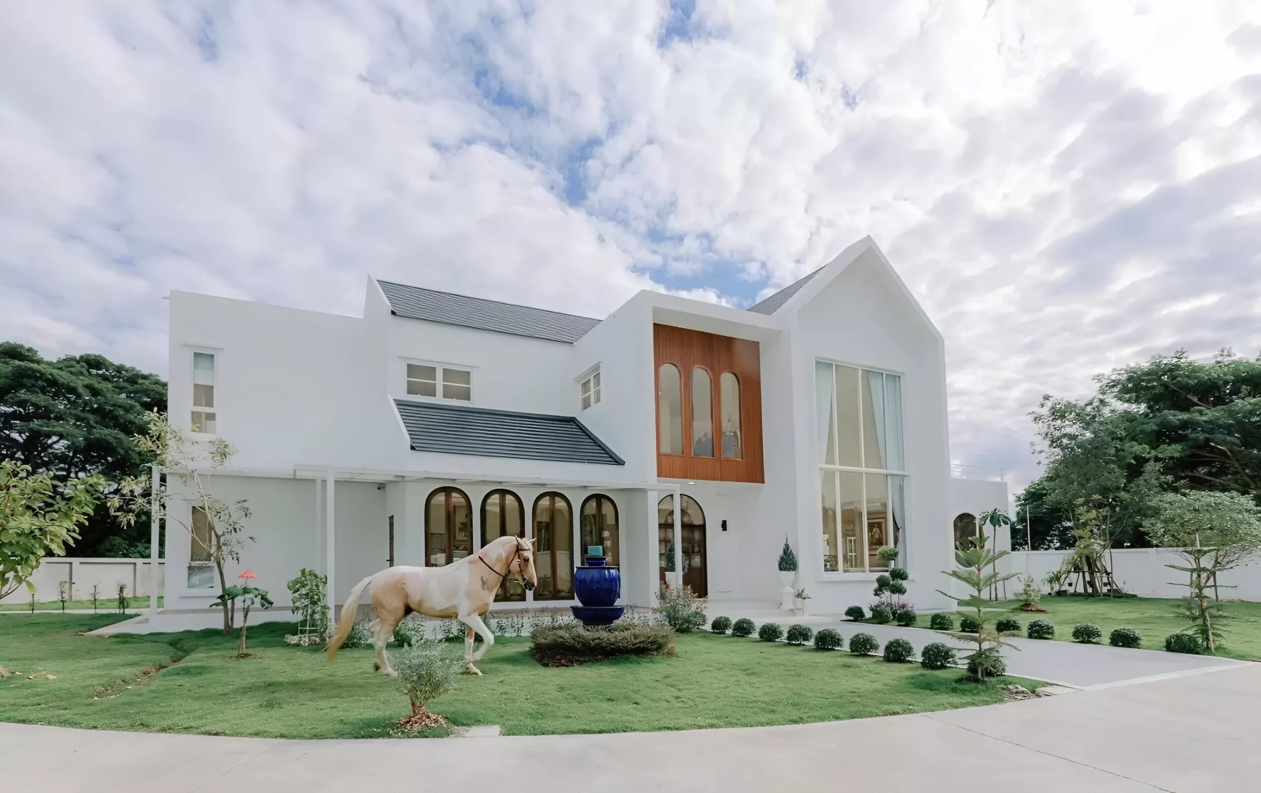 Mẫu thiết kế Scandinavian cho biệt thự sân vườn 500m2 đẹp, cuốn hút