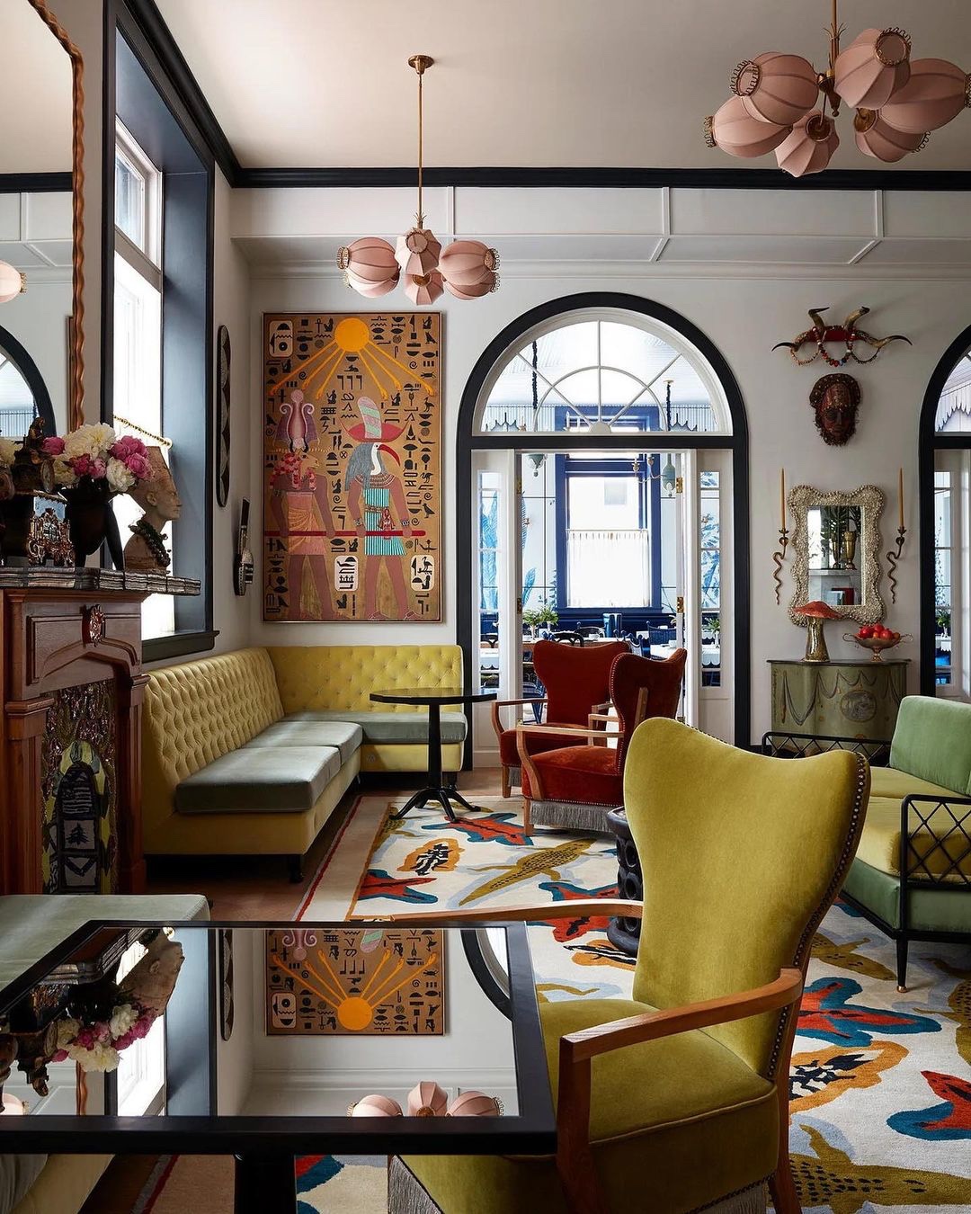 Làm sao để không gian Bohemian không bị "bừa bộn" hay "lộn xộn"? (Nguồn ảnh: Sưu tầm).