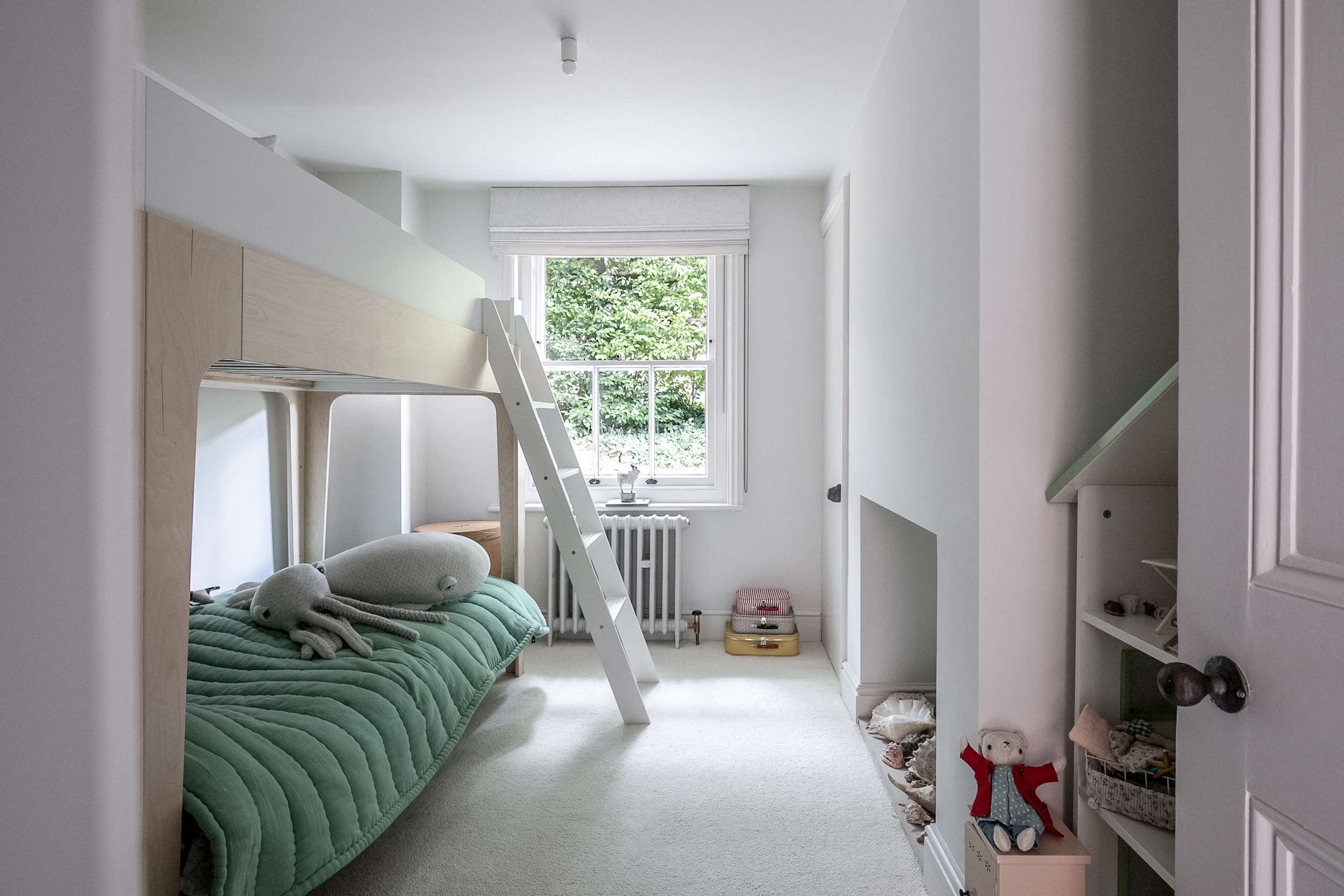 Phòng ngủ cho 2 bé phong cách Minimalist (Nguồn ảnh: Sưu tầm).