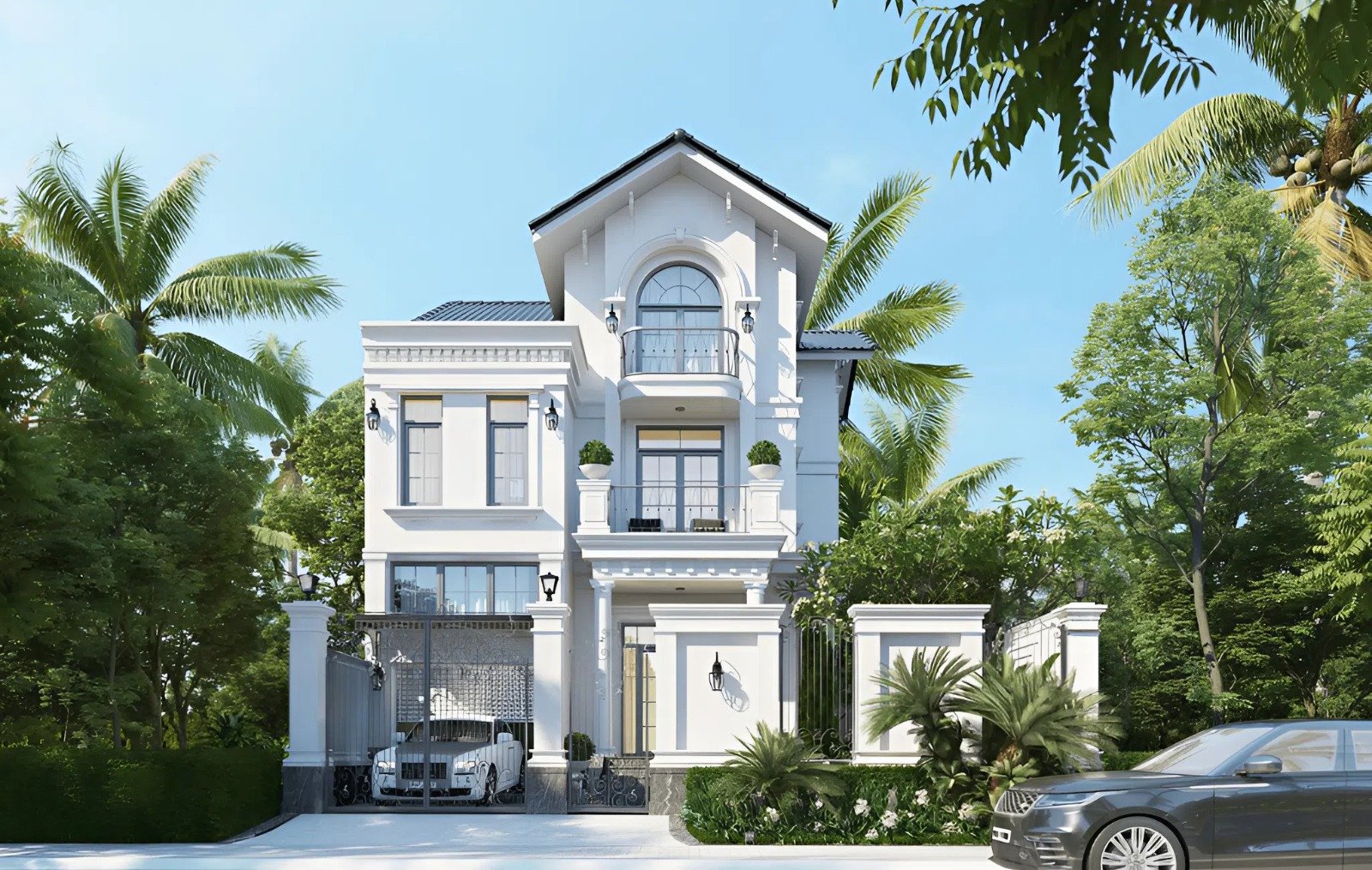 Điểm mặt 8 mẫu biệt thự 3 tầng hiện đại 120m2 Đẹp Mê Ly (Nguồn ảnh: Sưu tầm).