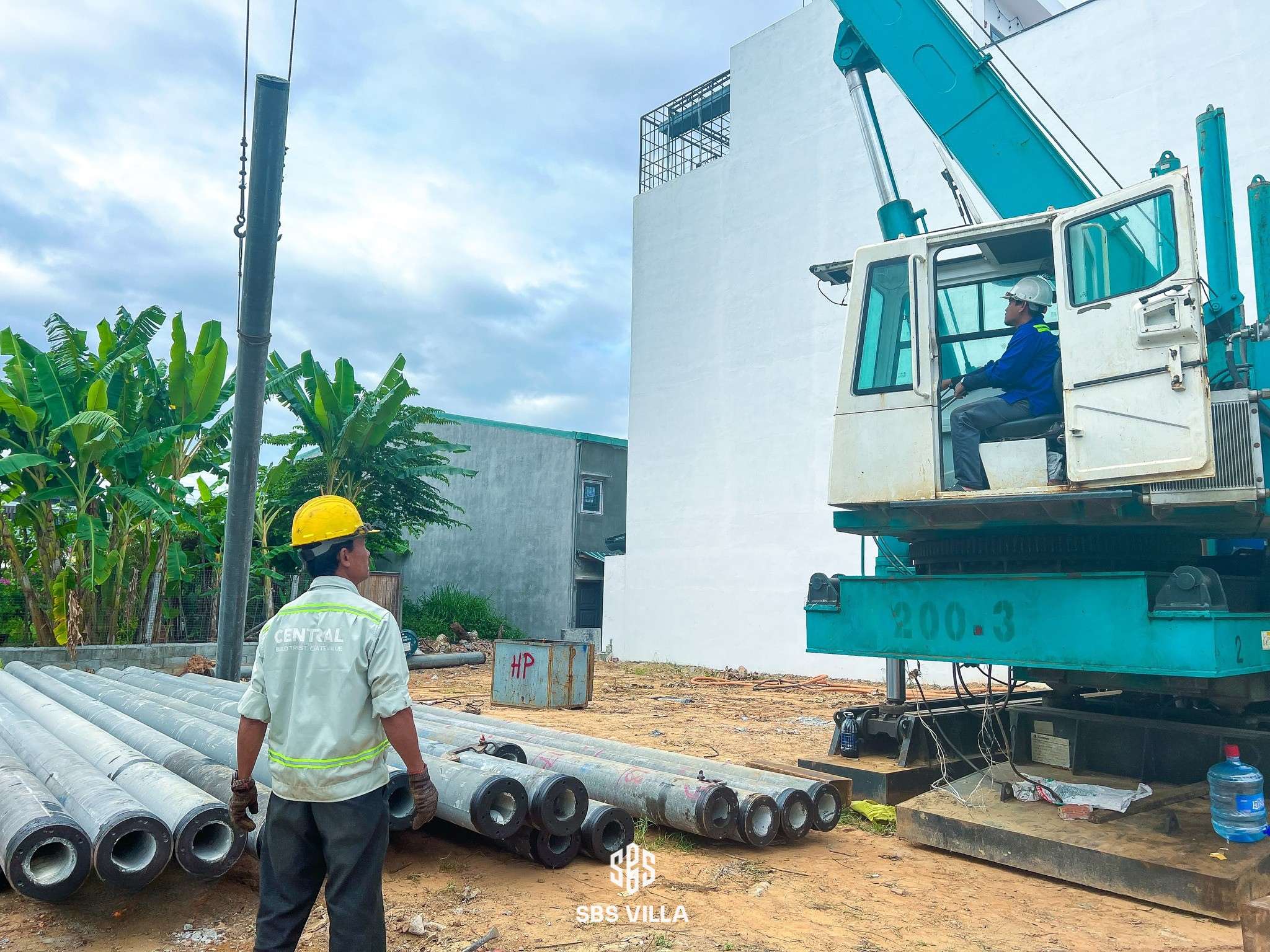 móng cọc nhà 5 tầng