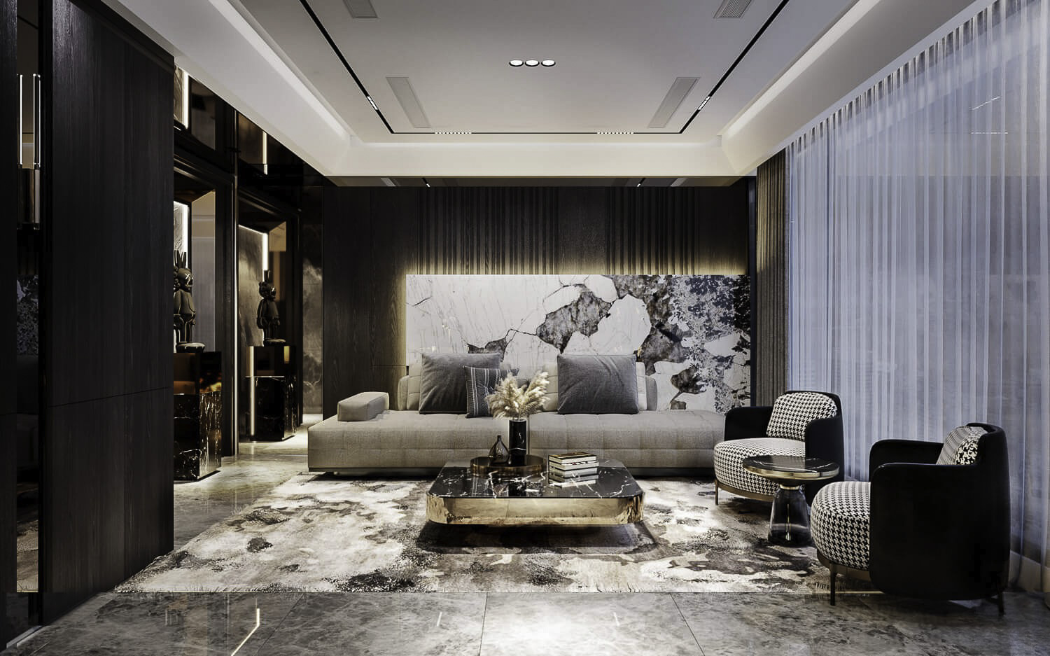 Các để sử dụng họa tiết mà không phá vỡ phong cách Contemporary (Nguồn ảnh: Sưu tầm).
