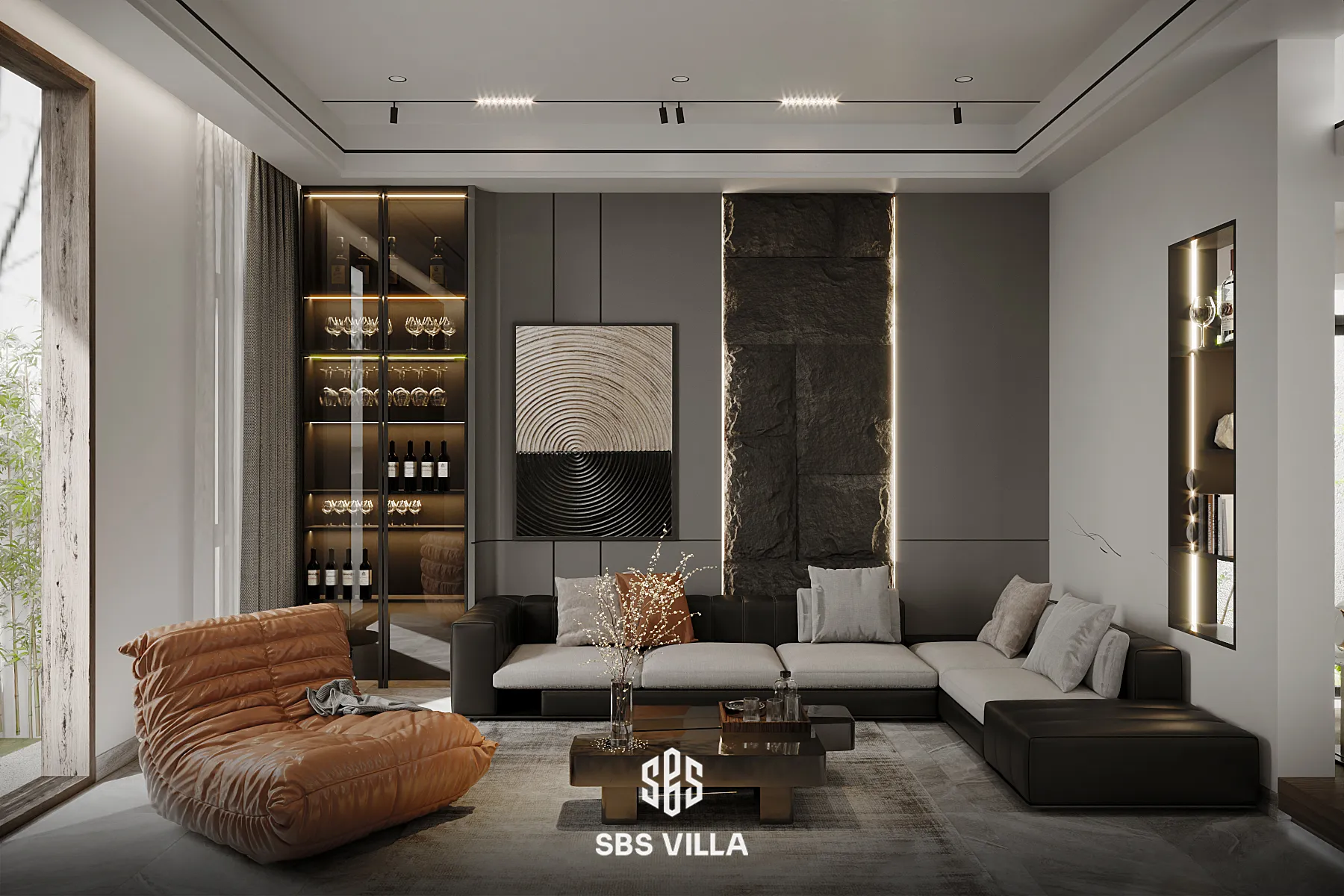 Gia đình có trẻ nhỏ hoặc thú cưng nên ưu tiên lựa chọn sofa da. 