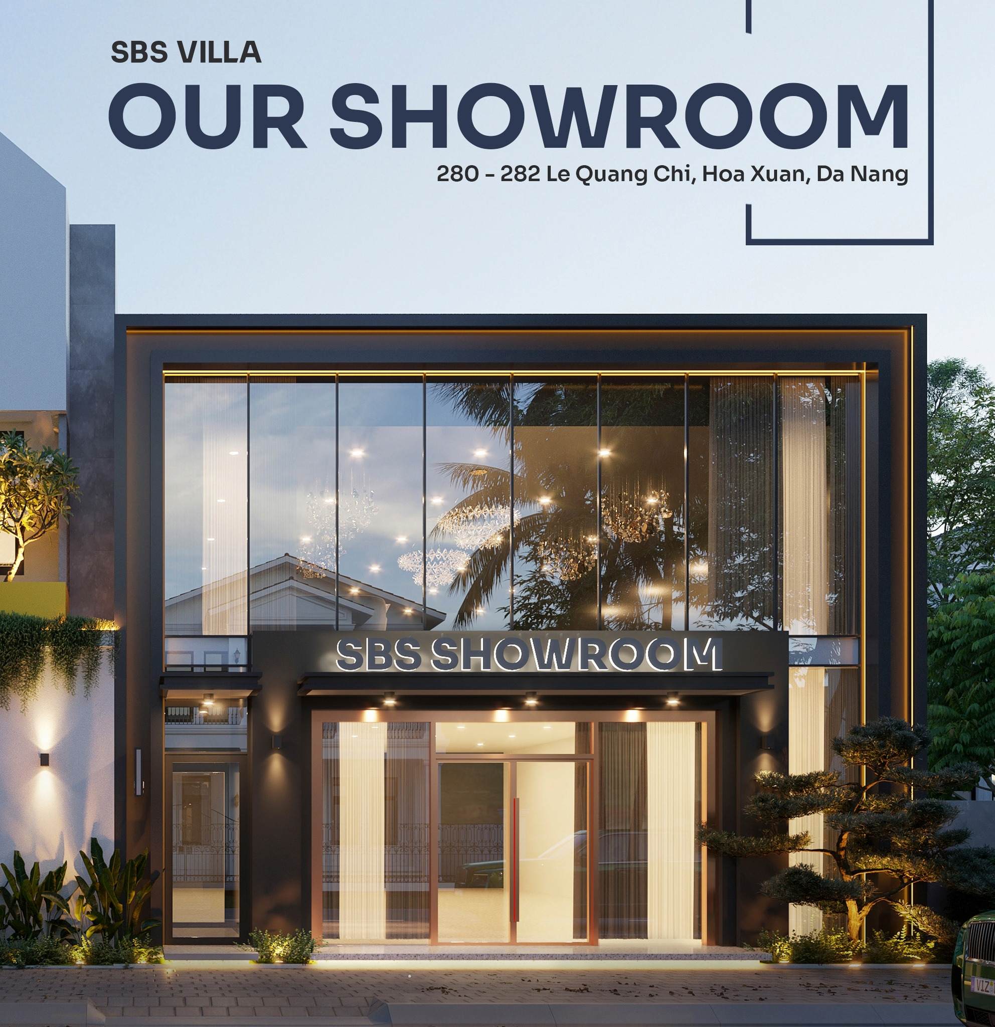 SBS VILLA sở hữu showroom nội thất lớn nhất thị trường Miền Trung